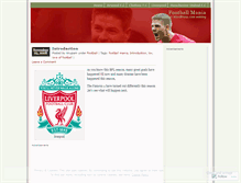 Tablet Screenshot of loveoffootball.wordpress.com