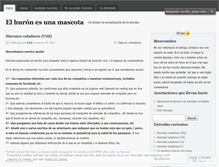 Tablet Screenshot of huronesmascota.wordpress.com