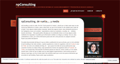 Desktop Screenshot of npconsultingnet.wordpress.com