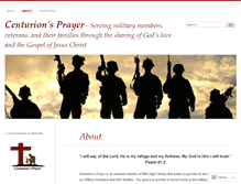 Tablet Screenshot of centurionsprayer.wordpress.com