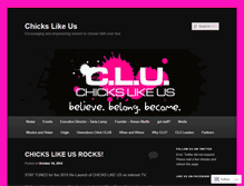 Tablet Screenshot of chickslikeus.wordpress.com