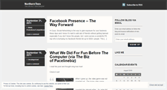 Desktop Screenshot of northerntees.wordpress.com