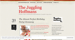 Desktop Screenshot of jugglinghoffmans.wordpress.com