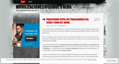 Desktop Screenshot of movilizacionesjuslibol.wordpress.com