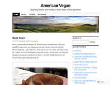 Tablet Screenshot of americanvegan.wordpress.com