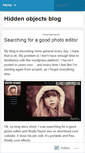 Mobile Screenshot of blog.hiddenobjectsblog.wordpress.com