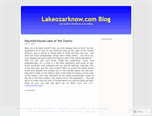 Tablet Screenshot of lakeozark.wordpress.com