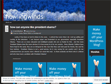 Tablet Screenshot of howlingwinds.wordpress.com