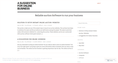 Desktop Screenshot of ndotauctionsoftware.wordpress.com