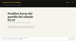 Desktop Screenshot of dolphins.wordpress.com