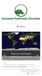 Mobile Screenshot of exclusivepsalmodychurches.wordpress.com