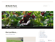 Tablet Screenshot of 46northfarm.wordpress.com