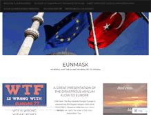 Tablet Screenshot of eunmask.wordpress.com