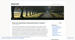 Desktop Screenshot of lazarusad.wordpress.com