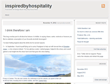 Tablet Screenshot of inspiredbyhospitality.wordpress.com