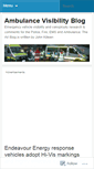Mobile Screenshot of ambulancevisibilityblog.wordpress.com