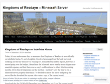Tablet Screenshot of kingdomsofresdayn.wordpress.com