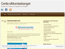 Tablet Screenshot of mumtazbanget.wordpress.com