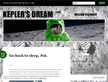 Tablet Screenshot of keplersdream.wordpress.com