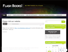 Tablet Screenshot of flashbooks.wordpress.com