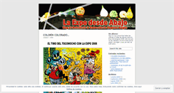 Desktop Screenshot of laexpodesdeabajo.wordpress.com