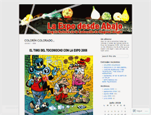 Tablet Screenshot of laexpodesdeabajo.wordpress.com