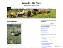 Tablet Screenshot of anandahillsfarm.wordpress.com