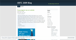 Desktop Screenshot of obtc.wordpress.com