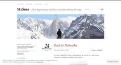 Desktop Screenshot of mzsura.wordpress.com