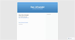 Desktop Screenshot of danafrasiabi.wordpress.com