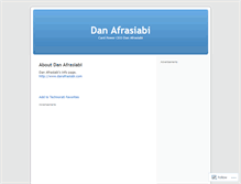 Tablet Screenshot of danafrasiabi.wordpress.com