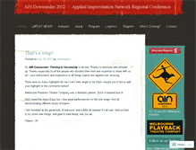 Tablet Screenshot of aindownunder2012.wordpress.com