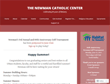 Tablet Screenshot of newmanumass.wordpress.com