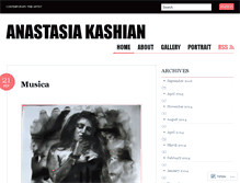 Tablet Screenshot of anastasiakashian.wordpress.com