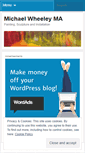 Mobile Screenshot of michaelwheeley.wordpress.com
