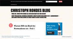 Desktop Screenshot of drrohde.wordpress.com