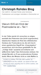 Mobile Screenshot of drrohde.wordpress.com