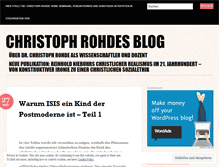 Tablet Screenshot of drrohde.wordpress.com