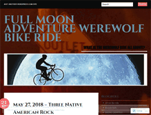 Tablet Screenshot of fullmoonadventureride.wordpress.com