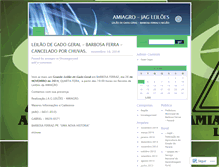 Tablet Screenshot of amiagro.wordpress.com