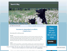 Tablet Screenshot of naomidh.wordpress.com