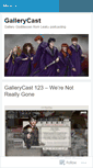 Mobile Screenshot of gallerycast.wordpress.com