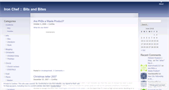 Desktop Screenshot of ironchef.wordpress.com