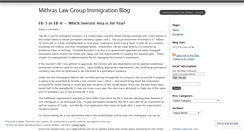 Desktop Screenshot of immigrationinfo.wordpress.com