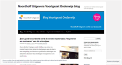 Desktop Screenshot of noordhoff.wordpress.com