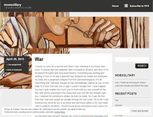 Tablet Screenshot of moesolitary.wordpress.com
