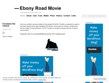 Tablet Screenshot of ebonyroadmovie.wordpress.com