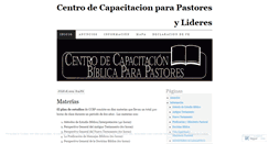 Desktop Screenshot of pastorescapacitacion.wordpress.com
