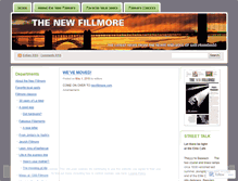 Tablet Screenshot of newfillmore.wordpress.com