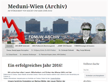 Tablet Screenshot of meduniwien.wordpress.com